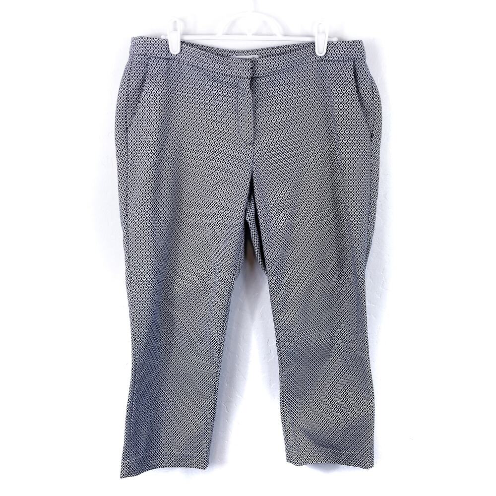 Katherine Barclay Flat Front Capri Pants Size 6